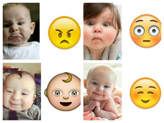 Se le facce dei bimbi fossero Emoticon